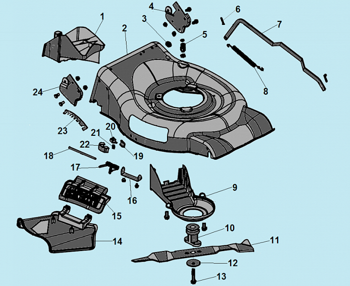 2 НОЖ - АДАПТЕР ГАЗОНОКОСИЛКА CHAMPION LM4627