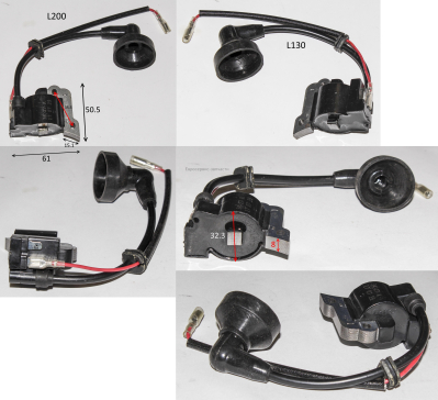 Катушка зажигания в сборе , 62034029 , Т26